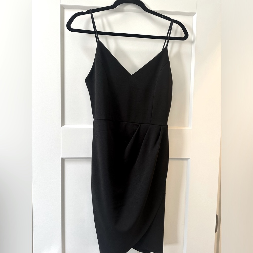 Lulus Little Black Wrap Dress